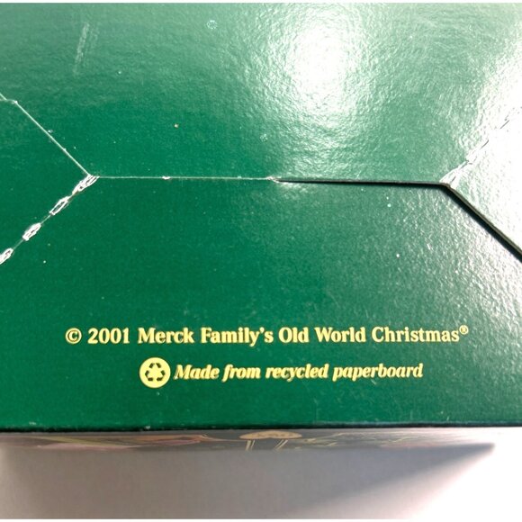 2001 Merch Family’s Old World Christmas Little Red Glass School House Ornament - Picture 7 of 15